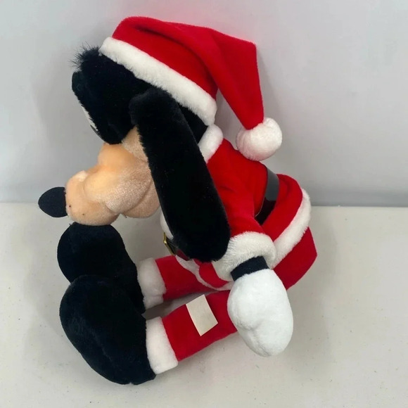 The Walt DISNEY Company Vintage GOOFY Santa Very CLEAN Christmas 18" Plush Soft - Picture 4 of 5